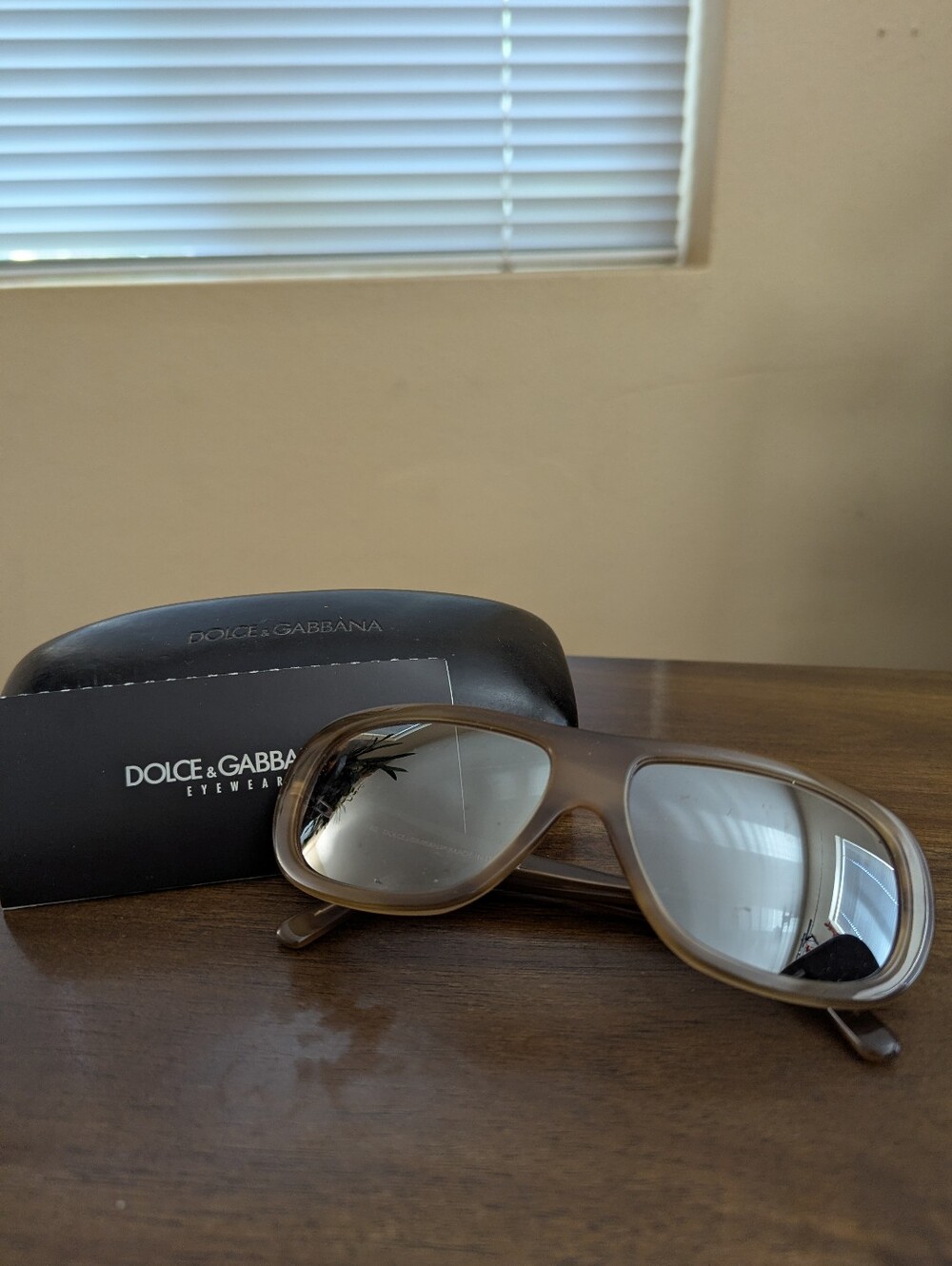 Dolce & Gabbana Brown Gradient Sunglasses